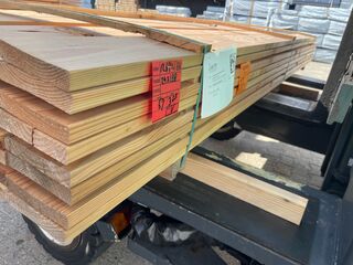 Ca. 57x Douglas Planken Geschaafd, 24x138mm, lengte 300cm